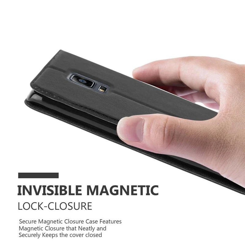 Cadorabo Hülle kompatibel mit Samsung Galaxy NOTE EDGE Schutzhülle mit Magnetverschluss, Standfunktion und 2 Sichtfenstern