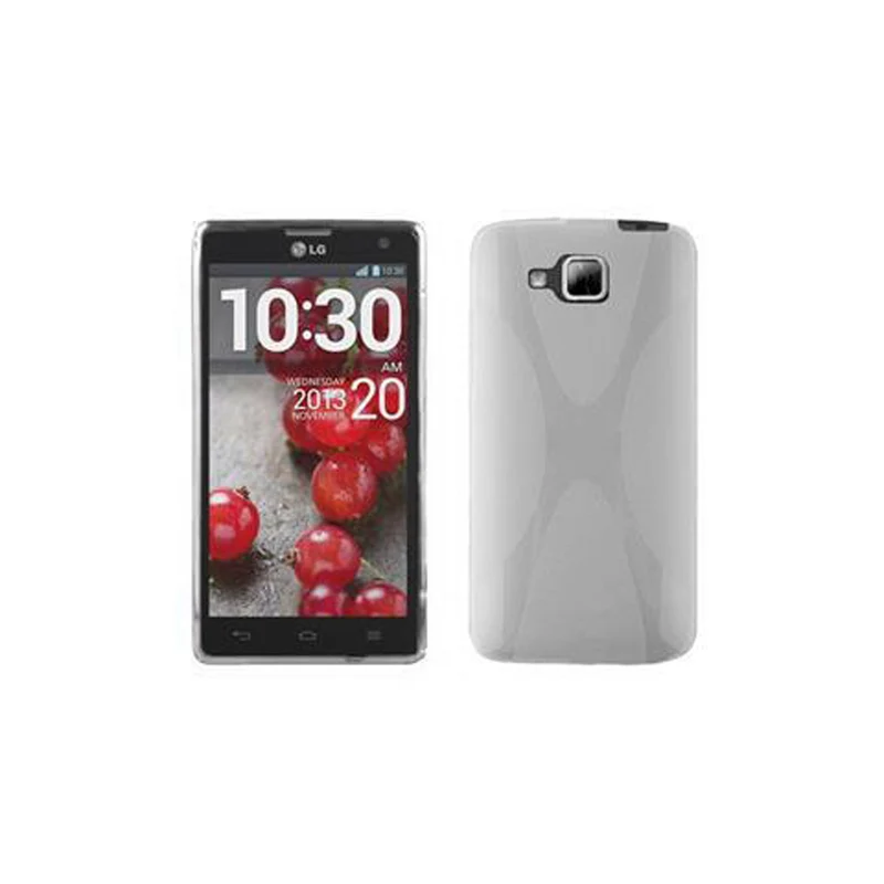 Cadorabo Hülle kompatibel mit LG L9 II Schutzhülle aus flexiblem TPU Silikon