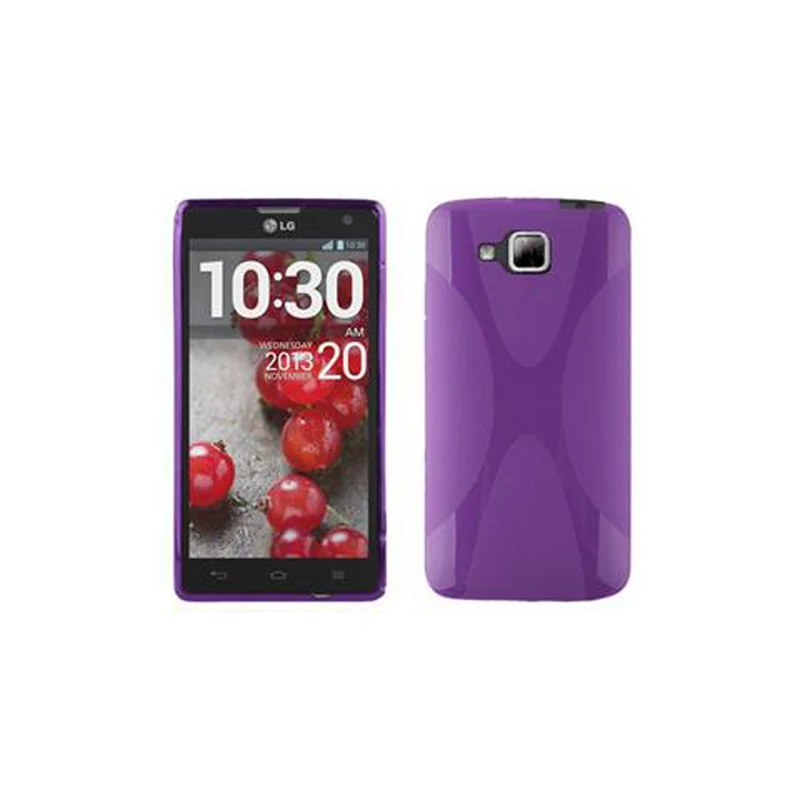 Cadorabo Hülle kompatibel mit LG L9 II Schutzhülle aus flexiblem TPU Silikon