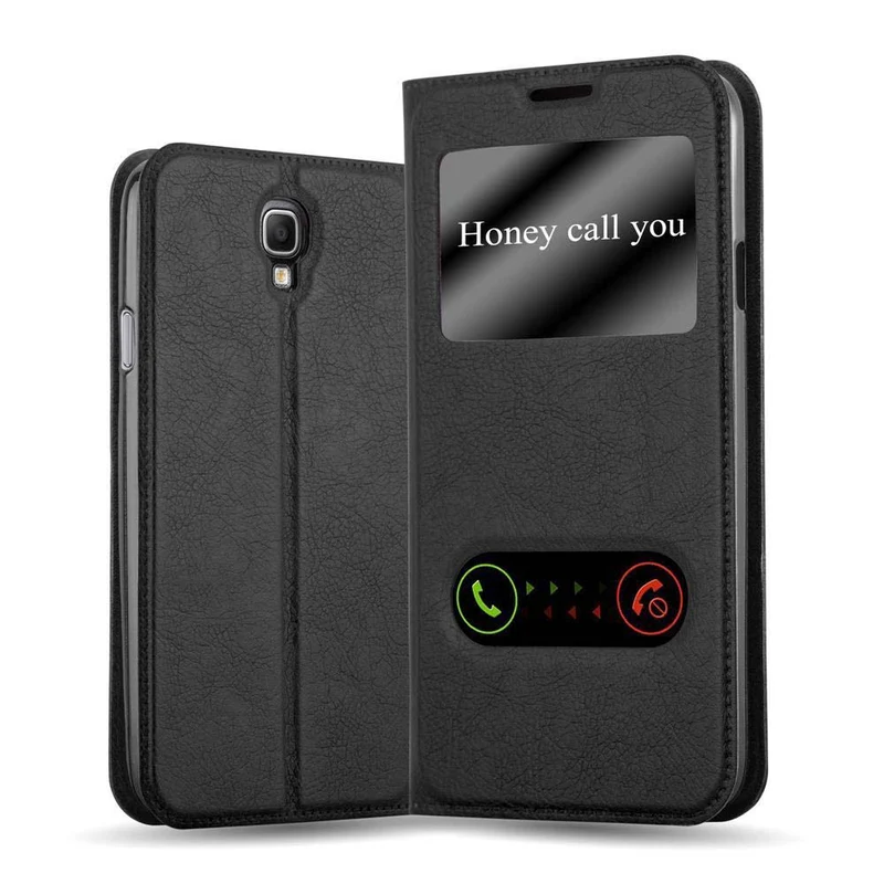 Cadorabo Hülle kompatibel mit Samsung Galaxy NOTE 3 NEO Schutzhülle mit Magnetverschluss, Standfunktion und 2 Sichtfenstern