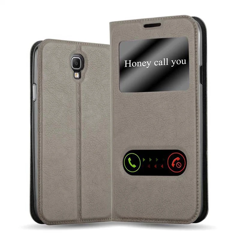 Cadorabo Hülle kompatibel mit Samsung Galaxy NOTE 3 NEO Schutzhülle mit Magnetverschluss, Standfunktion und 2 Sichtfenstern