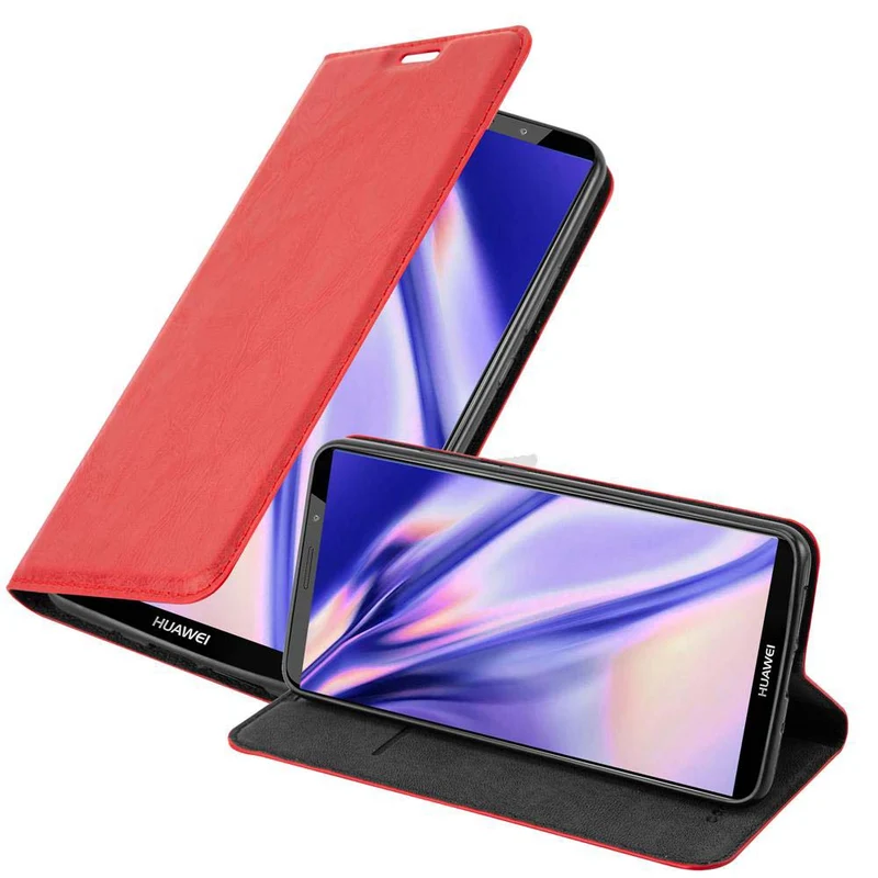 Cadorabo Hülle kompatibel mit Huawei MATE 10 PRO Schutzhülle mit Magnetverschluss, Standfunktion und Kartenfach