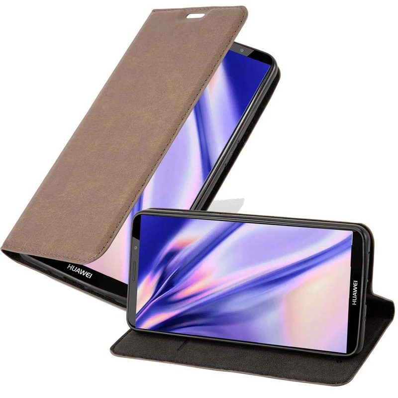 Cadorabo Hülle kompatibel mit Huawei MATE 10 PRO Schutzhülle mit Magnetverschluss, Standfunktion und Kartenfach