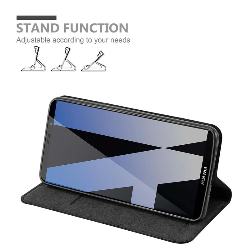 Cadorabo Hülle kompatibel mit Huawei MATE 10 PRO Schutzhülle mit Magnetverschluss, Standfunktion und Kartenfach
