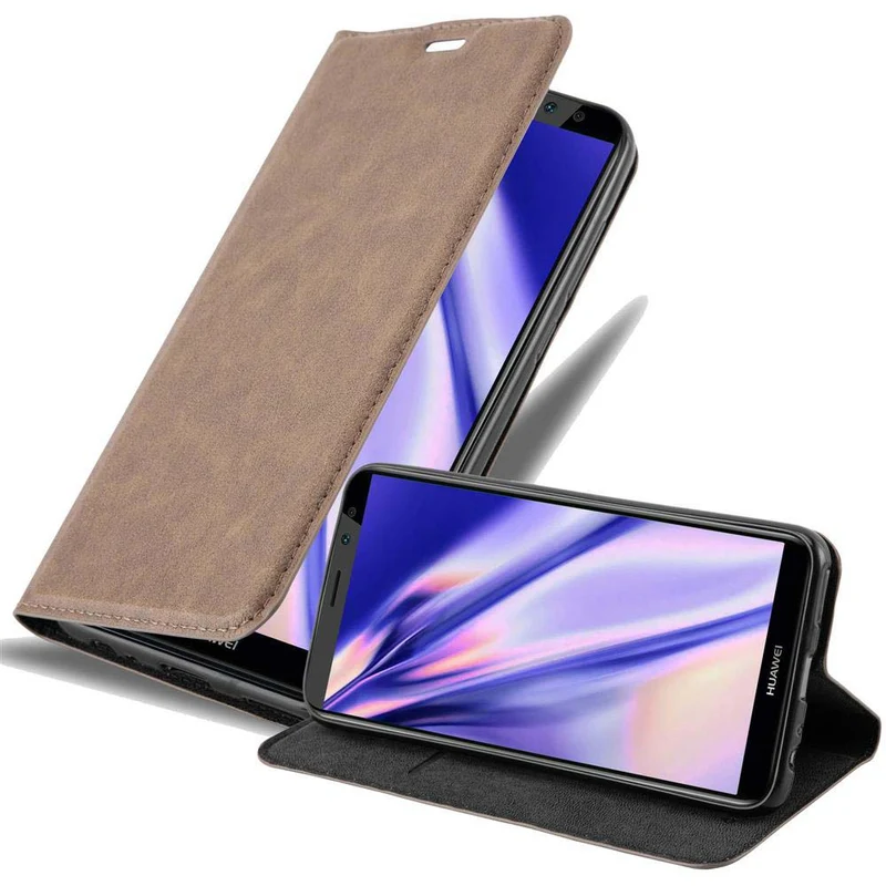 Cadorabo Hülle kompatibel mit Huawei MATE 10 LITE Schutzhülle mit Magnetverschluss, Standfunktion und Kartenfach