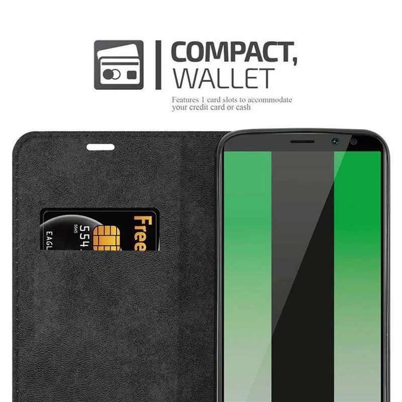Cadorabo Hülle kompatibel mit Huawei MATE 10 LITE Schutzhülle mit Magnetverschluss, Standfunktion und Kartenfach