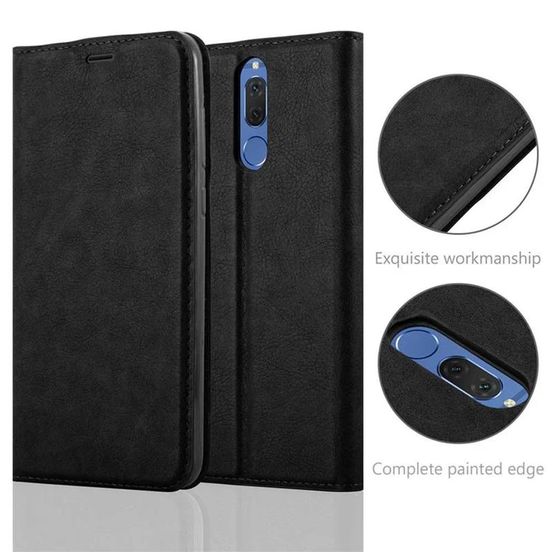 Cadorabo Hülle kompatibel mit Huawei MATE 10 LITE Schutzhülle mit Magnetverschluss, Standfunktion und Kartenfach