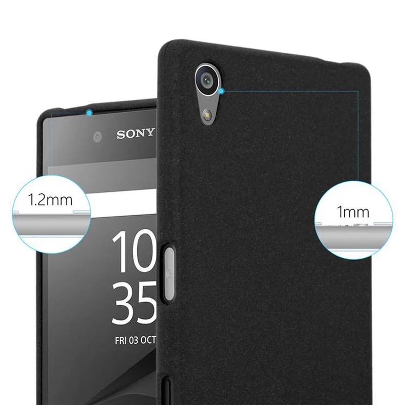 Cadorabo Hülle kompatibel mit Sony Xperia Z5 Schutzhülle aus flexiblem TPU Silikon