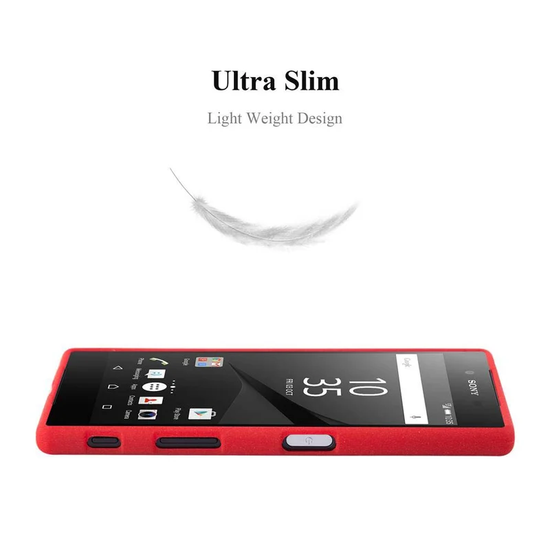 Cadorabo Hülle kompatibel mit Sony Xperia Z5 Schutzhülle aus flexiblem TPU Silikon