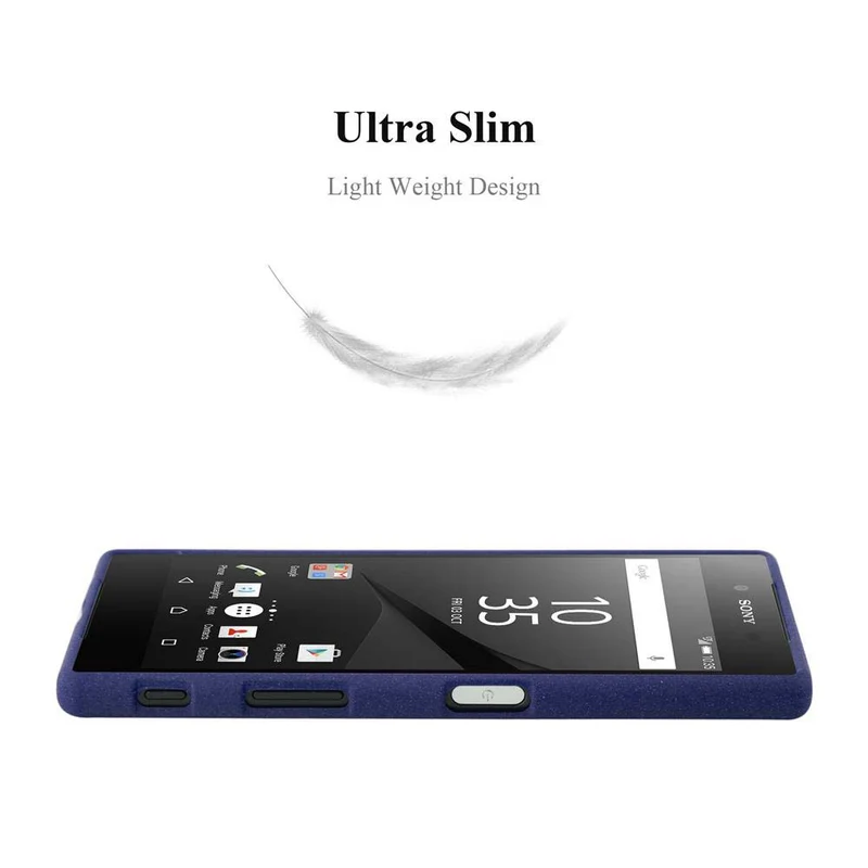 Cadorabo Hülle kompatibel mit Sony Xperia Z5 Schutzhülle aus flexiblem TPU Silikon