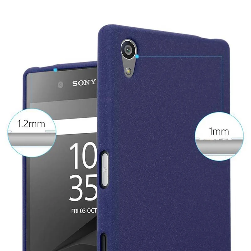 Cadorabo Hülle kompatibel mit Sony Xperia Z5 Schutzhülle aus flexiblem TPU Silikon
