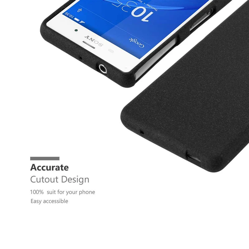 Cadorabo Hülle kompatibel mit Sony Xperia Z3 COMPACT Schutzhülle aus flexiblem TPU Silikon