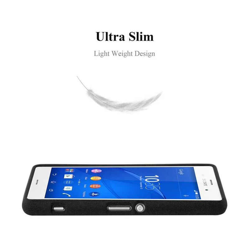 Cadorabo Hülle kompatibel mit Sony Xperia Z3 COMPACT Schutzhülle aus flexiblem TPU Silikon