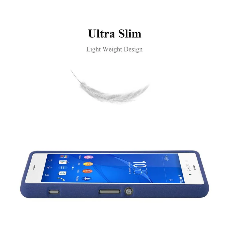 Cadorabo Hülle kompatibel mit Sony Xperia Z3 COMPACT Schutzhülle aus flexiblem TPU Silikon