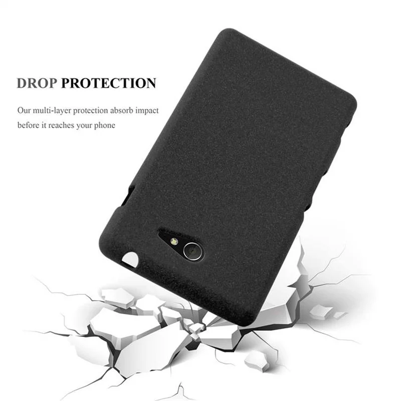 Cadorabo Hülle kompatibel mit Sony Xperia M2 / M2 AQUA Schutzhülle aus flexiblem TPU Silikon