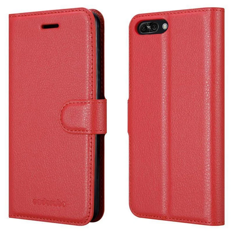 Cadorabo Hülle kompatibel mit Asus ZenFone 4 PRO Schutzhülle mit Magnetverschluss, Standfunktion und Kartenfach