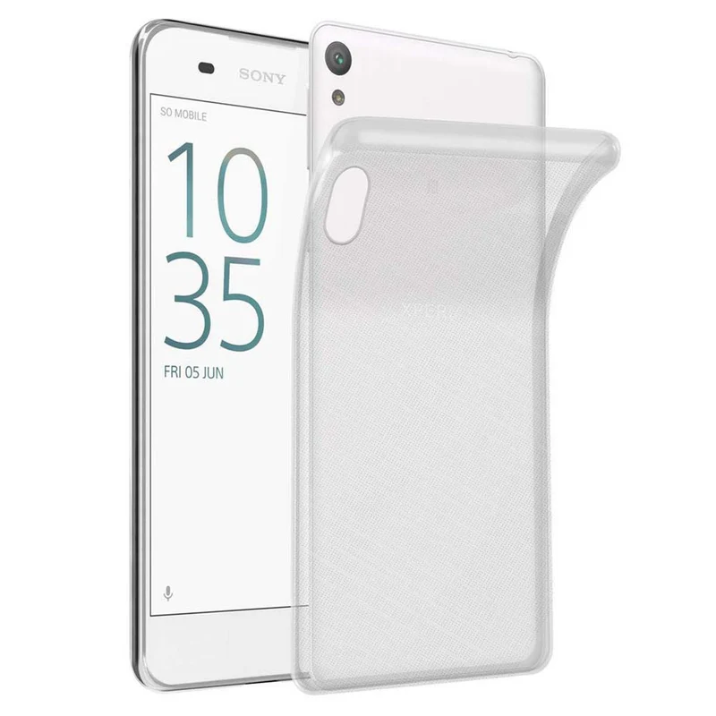 Cadorabo Hülle kompatibel mit Sony Xperia E5 Schutzhülle aus flexiblem TPU Silikon