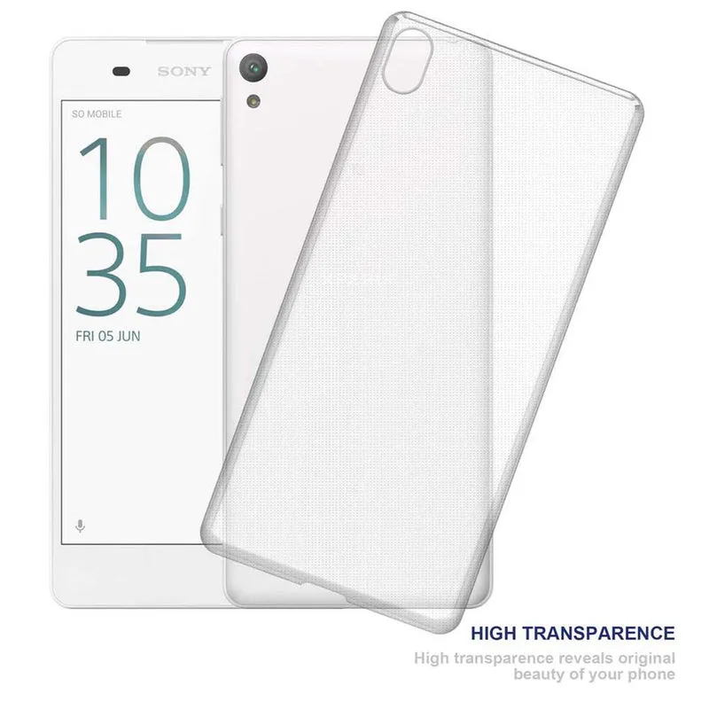 Cadorabo Hülle kompatibel mit Sony Xperia E5 Schutzhülle aus flexiblem TPU Silikon