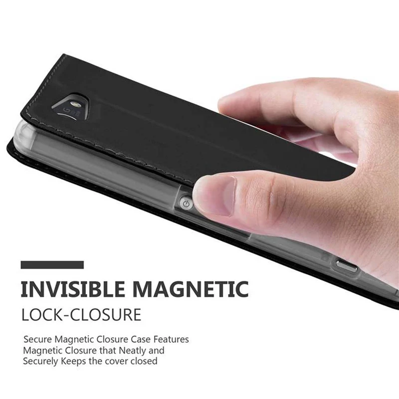 Cadorabo Hülle kompatibel mit Sony Xperia Z3 COMPACT Schutzhülle mit Magnetverschluss, Standfunktion und Kartenfach