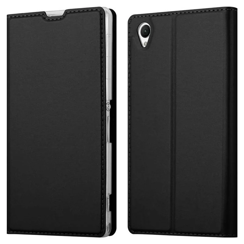 Cadorabo Hülle kompatibel mit Sony Xperia Z1 Schutzhülle mit Magnetverschluss, Standfunktion und Kartenfach