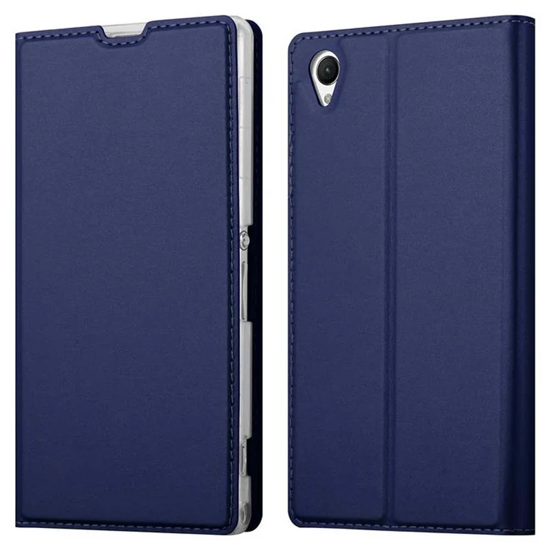 Cadorabo Hülle kompatibel mit Sony Xperia Z1 Schutzhülle mit Magnetverschluss, Standfunktion und Kartenfach