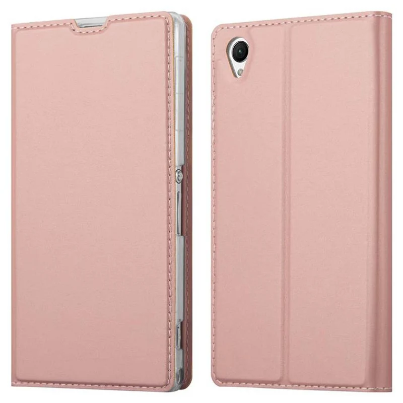 Cadorabo Hülle kompatibel mit Sony Xperia Z1 Schutzhülle mit Magnetverschluss, Standfunktion und Kartenfach