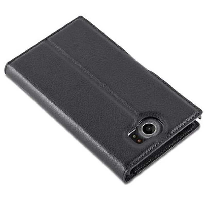Cadorabo Hülle kompatibel mit Blackberry PRIV Schutzhülle mit Magnetverschluss, Standfunktion und Kartenfach