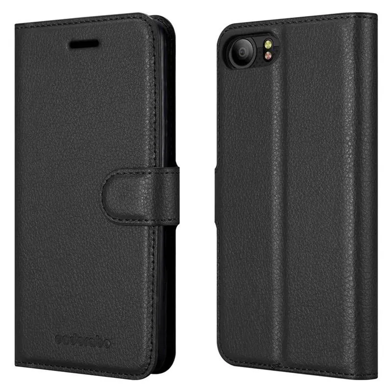 Cadorabo Hülle kompatibel mit Blackberry KEYONE Schutzhülle mit Magnetverschluss, Standfunktion und Kartenfach