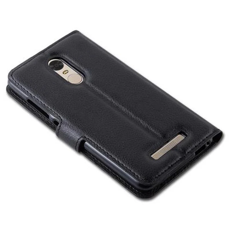 Cadorabo Hülle kompatibel mit Xiaomi RedMi NOTE 3 Schutzhülle mit Magnetverschluss, Standfunktion und Kartenfach