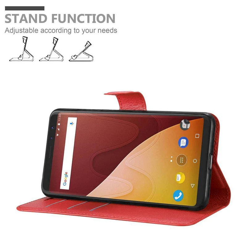 Cadorabo Hülle kompatibel mit WIKO VIEW PRIME Schutzhülle mit Magnetverschluss, Standfunktion und Kartenfach