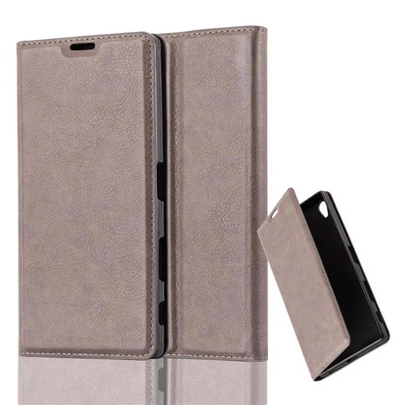 Cadorabo Hülle kompatibel mit Sony Xperia Z5 PREMIUM Schutzhülle mit Magnetverschluss, Standfunktion und Kartenfach