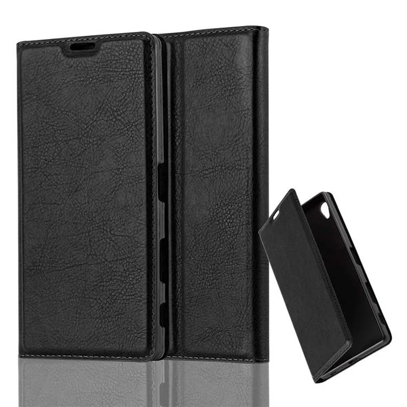 Cadorabo Hülle kompatibel mit Sony Xperia Z5 PREMIUM Schutzhülle mit Magnetverschluss, Standfunktion und Kartenfach