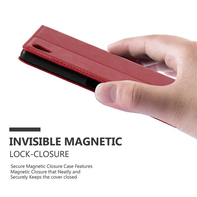 Cadorabo Hülle kompatibel mit Sony Xperia Z5 PREMIUM Schutzhülle mit Magnetverschluss, Standfunktion und Kartenfach