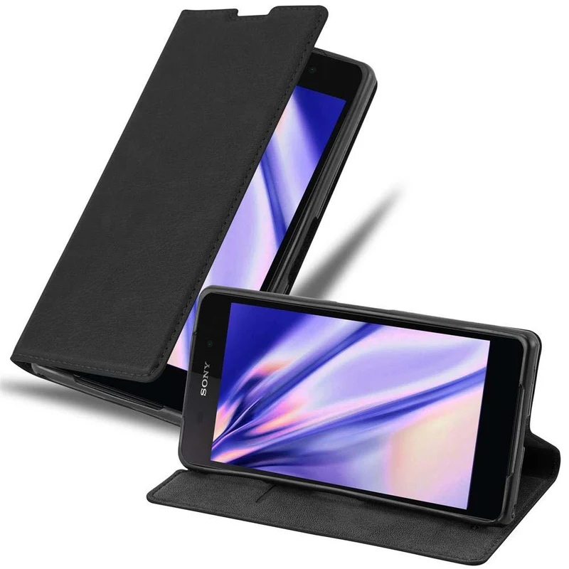 Cadorabo Hülle kompatibel mit Sony Xperia Z2 Schutzhülle mit Magnetverschluss, Standfunktion und Kartenfach