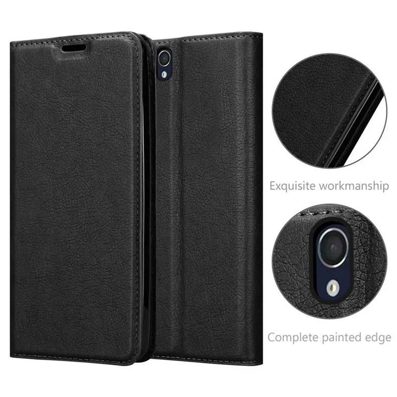 Cadorabo Hülle kompatibel mit Sony Xperia Z Schutzhülle mit Magnetverschluss, Standfunktion und Kartenfach