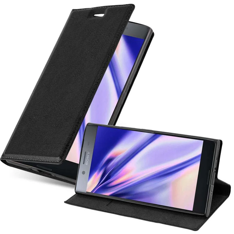 Cadorabo Hülle kompatibel mit Sony Xperia XZ PREMIUM Schutzhülle mit Magnetverschluss, Standfunktion und Kartenfach