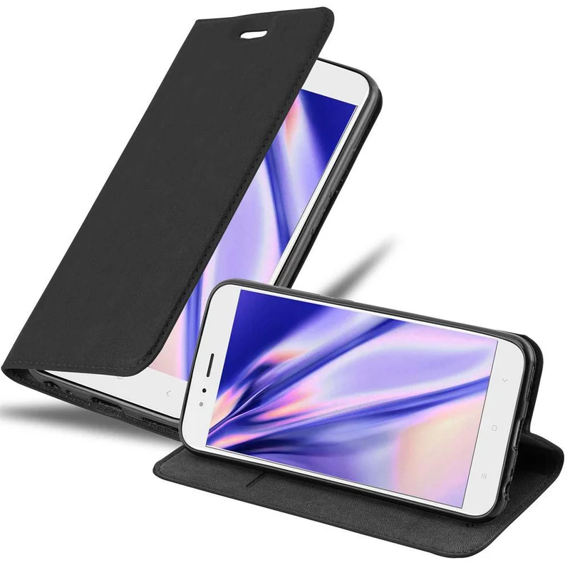 Cadorabo Hülle kompatibel mit Xiaomi Mi A1 / Mi 5X Schutzhülle mit Magnetverschluss, Standfunktion und Kartenfach