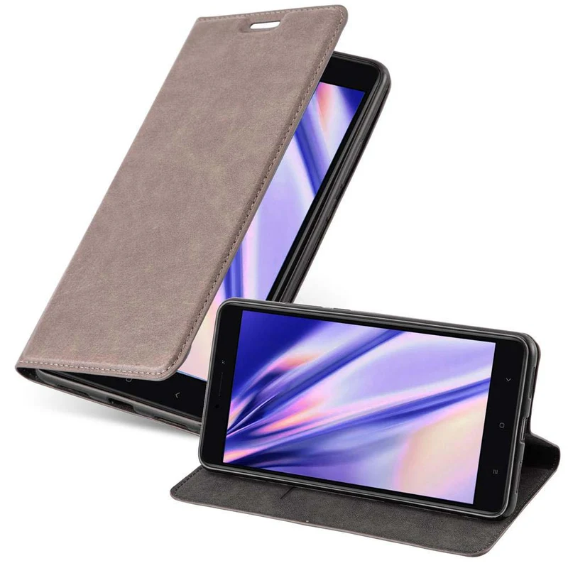 Cadorabo Hülle kompatibel mit Xiaomi Mi MAX 2 Schutzhülle mit Magnetverschluss, Standfunktion und Kartenfach