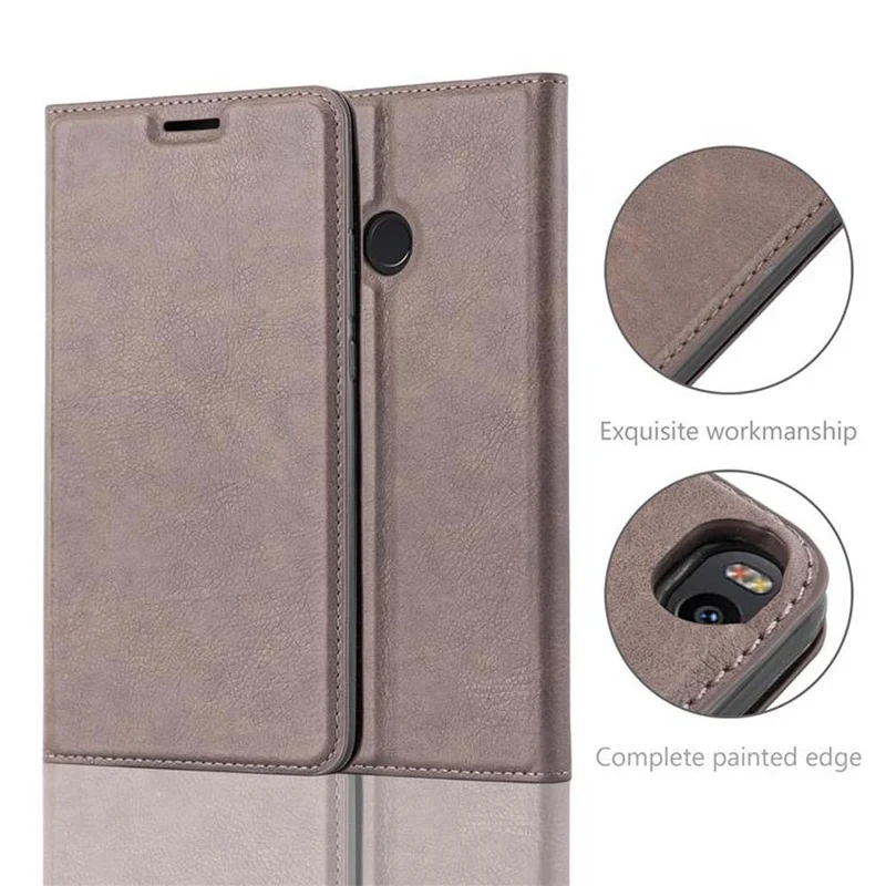 Cadorabo Hülle kompatibel mit Xiaomi Mi MAX 2 Schutzhülle mit Magnetverschluss, Standfunktion und Kartenfach