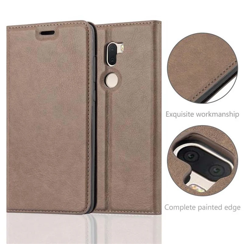 Cadorabo Hülle kompatibel mit Xiaomi Mi 5s PLUS Schutzhülle mit Magnetverschluss, Standfunktion und Kartenfach