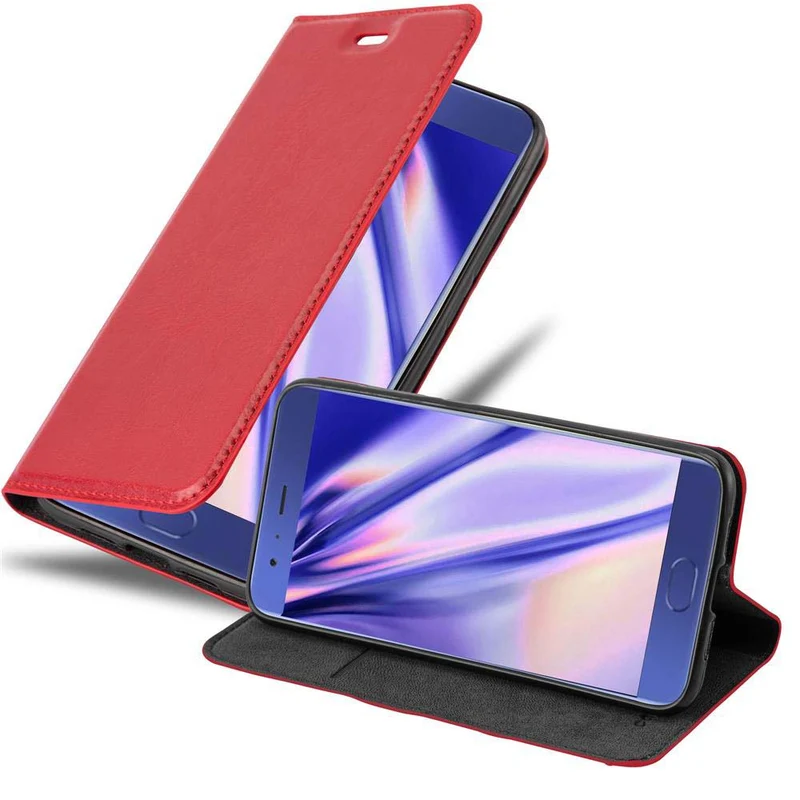 Cadorabo Hülle kompatibel mit Xiaomi Mi 6 Schutzhülle mit Magnetverschluss, Standfunktion und Kartenfach