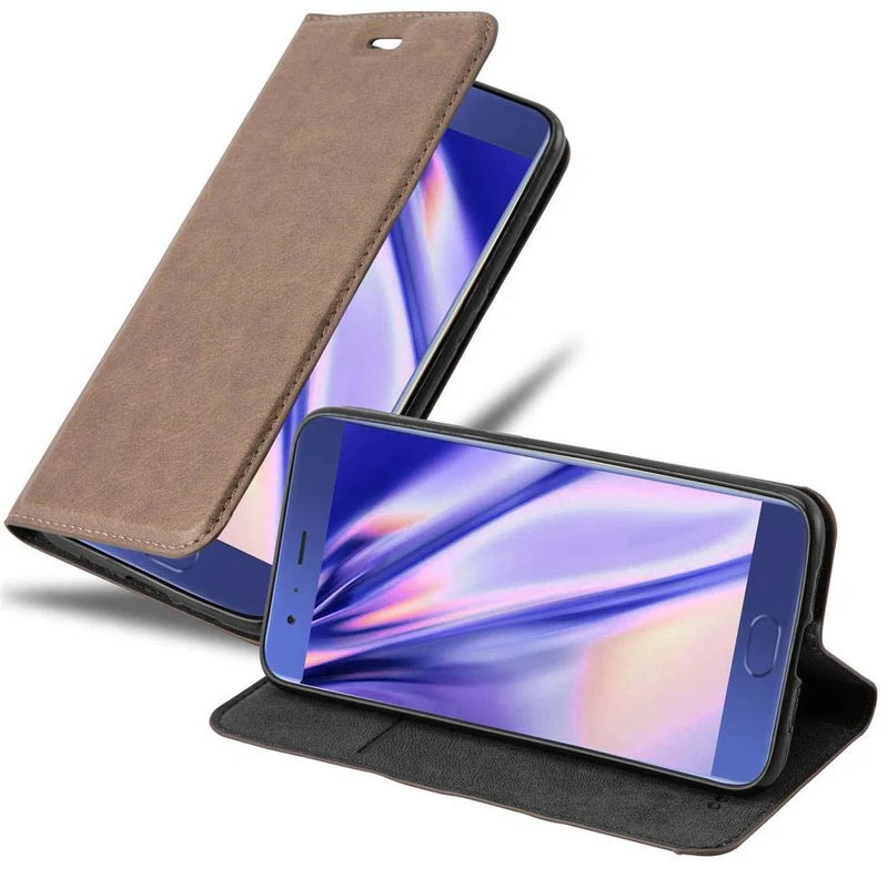 Cadorabo Hülle kompatibel mit Xiaomi Mi 6 Schutzhülle mit Magnetverschluss, Standfunktion und Kartenfach