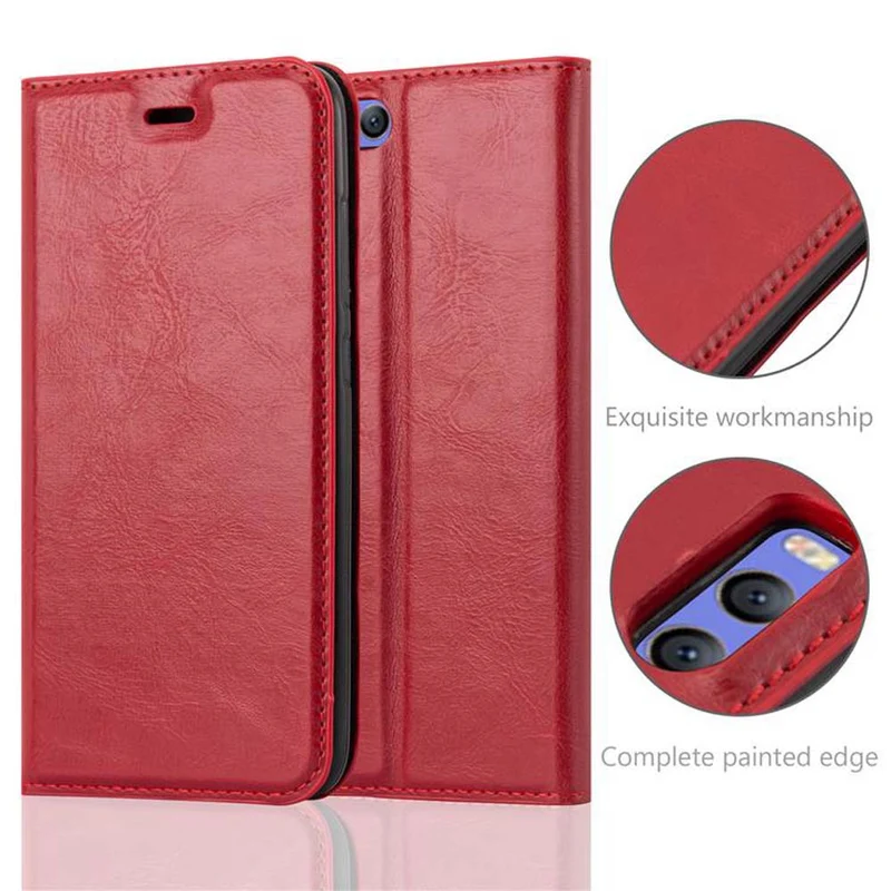 Cadorabo Hülle kompatibel mit Xiaomi Mi 6 Schutzhülle mit Magnetverschluss, Standfunktion und Kartenfach