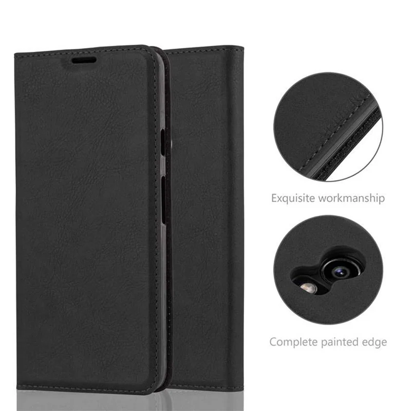 Cadorabo Hülle kompatibel mit Google PIXEL 2 XL Schutzhülle mit Magnetverschluss, Standfunktion und Kartenfach