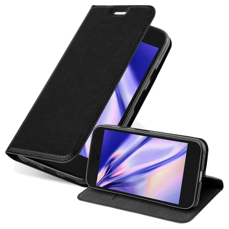 Cadorabo Hülle kompatibel mit Google PIXEL XL Schutzhülle mit Magnetverschluss, Standfunktion und Kartenfach