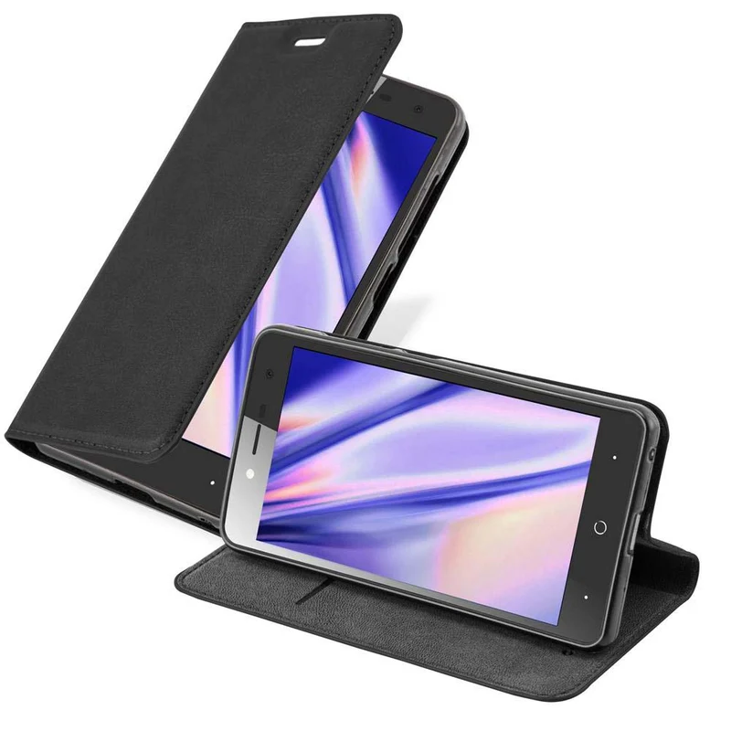 Cadorabo Hülle kompatibel mit ZTE Blade L7 Schutzhülle mit Magnetverschluss, Standfunktion und Kartenfach