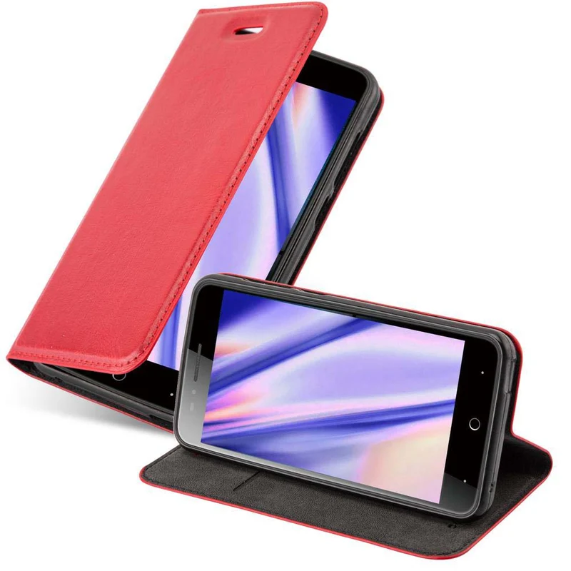 Cadorabo Hülle kompatibel mit ZTE Blade A612 Schutzhülle mit Magnetverschluss, Standfunktion und Kartenfach