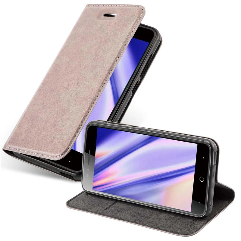 Cadorabo Hülle kompatibel mit ZTE Blade A612 Schutzhülle mit Magnetverschluss, Standfunktion und Kartenfach