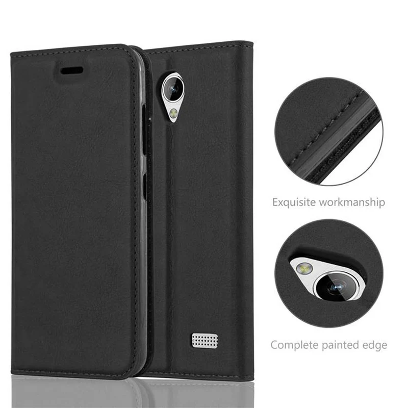 Cadorabo Hülle kompatibel mit ZTE Blade A520 Schutzhülle mit Magnetverschluss, Standfunktion und Kartenfach