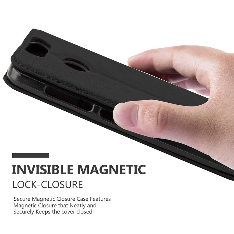 Cadorabo Hülle kompatibel mit ZTE Blade V8 MINI Schutzhülle mit Magnetverschluss, Standfunktion und Kartenfach